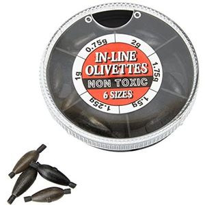 Dinsmores ONLINE OLIVETTES, zwart, 6 COMP