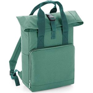 Twin Handle Roll-Top Backpack BagBase - 11 Liter Sage Green