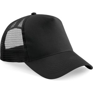 Cap Kind One Size Beechfield Black 50% Katoen, 50% Polyester