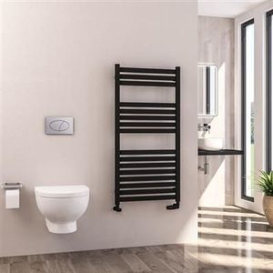 Eastbrook Defford handdoekradiator 60x120cm 695W zwart mat