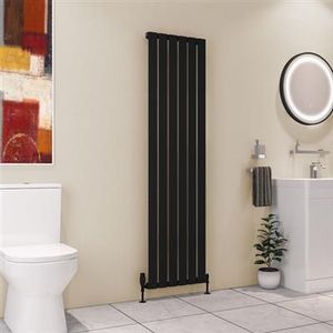 Eastbrook Deddington radiator 45x180cm 1231W zwart mat
