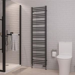 Eastbrook Corinium handdoekradiator 50x180cm 906W antraciet