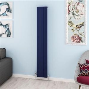 Eastbrook Withington radiator 30x180cm aluminium 812W blauw