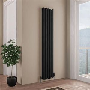 Eastbrook Tunstall dubbele radiator 35x180cm 1190W zwart mat