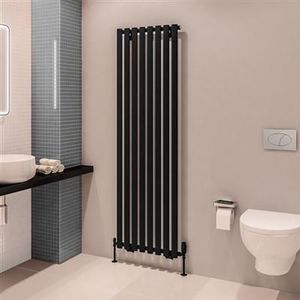 Eastbrook Tunstall radiator 55x180cm 1280W zwart mat