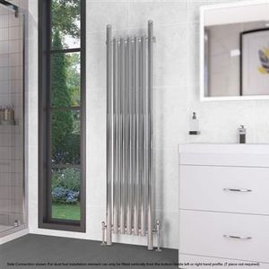 Eastbrook Lambourne horizontale radiator 40x180cm 652W chroom