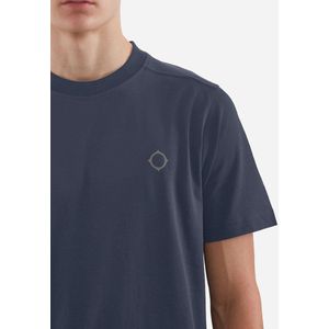 MA.Strum - Oversized Back Logo Tee - T-shirt - Ink Navy - 100% Katoen