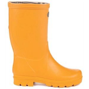 Regenlaars Le Chameau Children Petite Aventure Jersey Lined Boot Orange Foncé-Schoenmaat 31