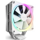NZXT T120 RGB CPU Air Cooler - RC-TR120-W1 - CPU Vloeistofkoeler - Geleidende Koperen Leidingen - Fluid Dynamic Lagers - AMD en Intel Compatibiliteit - Wit