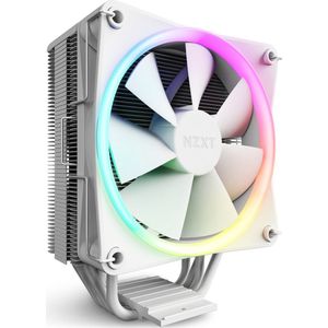 NZXT T120 RGB CPU luchtkoeler - Geleidende koperen leidingen - Fluid Dynamic Lagers - AMD en Intel compatibiliteit - Wit