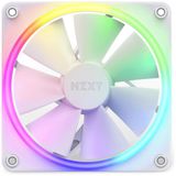 NZXT F120 RGB Duo - 120mm RGB-Ventilator - Wit - PWM-Besturing