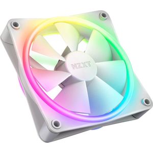NZXT F120 RGB Duo - 120mm RGB-Ventilator - Wit - PWM-Besturing
