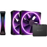 NZXT - F120 RGB Duo - RGB-Ventilator - 120 mm - Zwart