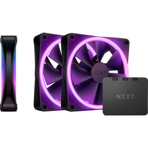 NZXT - F120 RGB Duo - RGB-Ventilator - 120 mm - Zwart