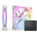 NZXT F140 RGB Duo - 2 x 140 mm RGB Ventilator - Wit - Dubbelzijdig