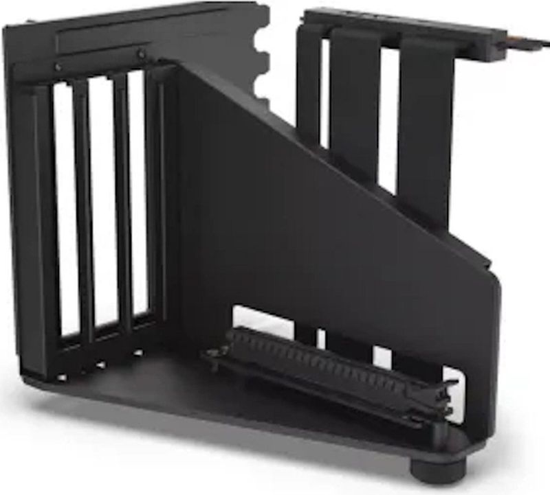 NZXT Vertical GPU Mounting Kit - AB-RH175-B1 - 175 mm PCIe 4.0x16 Riser-Kabel – GPU-Halterung – Robuste Stahlhalterung – Nur kompatibel mit Gehäusen der H5-, H7- und H9-Serie - Schwarz
