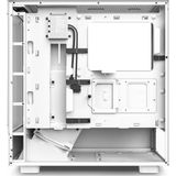 NZXT H5 ELITE White - Midtowermodel - Mini-ITX, Micro-ATX, ATX - geen voeding - SGCC Steel, Tempered Glass - Wit