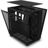 NZXT H9 Flow - Zwart