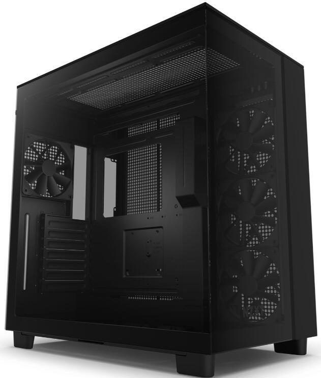 NZXT H9 Flow - Zwart