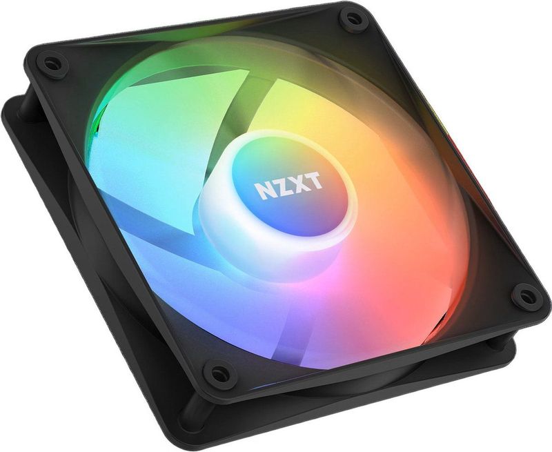 NZXT F120 RGB CORE Ventilator 1 stuks 4 Pins 500rpm 1800rpm RGB zwart