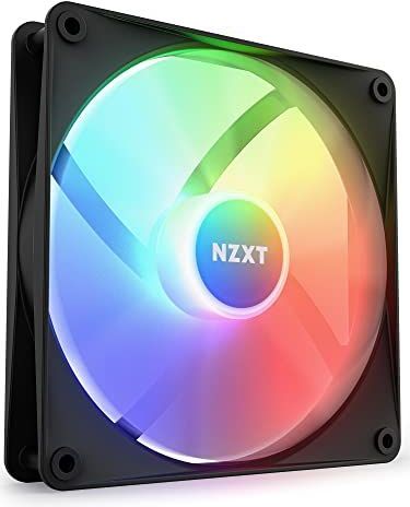 NZXT F140 RGB CORE black - Ventilator 1 stuks - 140 mm - 4 Pins - 500rpm - 1500rpm - RGB - zwart