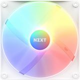NZXT F140 RGB CORE white & RGB Lighting Controller - Ventilator 2 stuks - 140 mm - 4 Pins - 500rpm - 1500rpm - RGB - wit