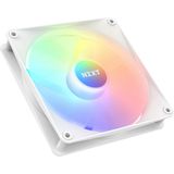 NZXT F140 RGB CORE white & RGB Lighting Controller - Ventilator 2 stuks - 140 mm - 4 Pins - 500rpm - 1500rpm - RGB - wit