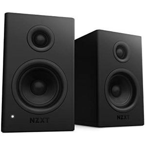 NZXT Relay PC Gaming Desktop Speakers Black