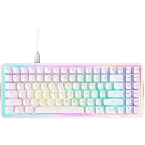 NZXT Gaming Function Elite MiniTKL - RGB - Wit - US QWERTY