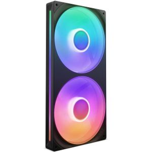 NZXT F280 RGB Core Ventilator - 2x 140mm - 500-2000 RPM - Zwart