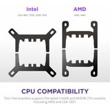 NZXT - Kraken Plus RGB 360 - All-in-One Waterkoeling - Wit - 3x 120 mm Ventilatoren