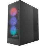NZXT H7 Flow (2024) RGB Zwart - Midtowermodel - ATX - zwart