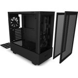 NZXT H5 Flow Black (2024) - Midtowermodel ATX - zwart
