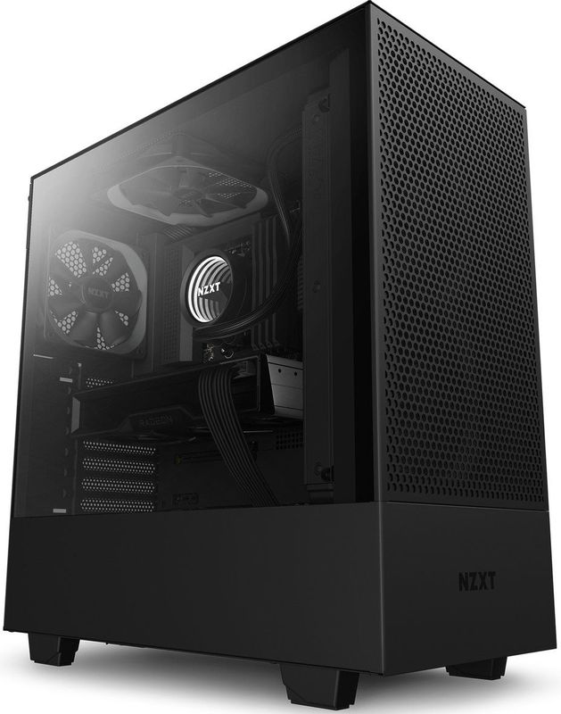 NZXT H5 Flow Black (2024) - Midtowermodel ATX - zwart