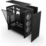 NZXT H5 Flow RGB (2024) Zwart - Midtowermodel ATX - zwart