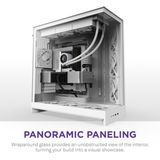 NZXT - H9 Flow - Midi Tower Behuizing - Zwart - Gehard Glas
