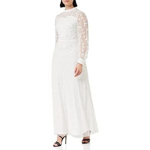 Frock and Frill Vrouwen verfraaide jurk speciale gelegenheid, wit, 10, Kleur: wit, 36