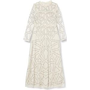 Amelia Rose Vrouwen Versierde Jurk Speciale Gelegenheden, Champagne, 40