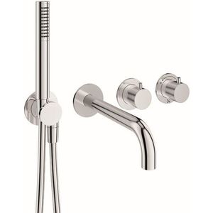 Crosswater MPRO Module Badkraan - 2 functies - met handdoucheset - chroom PROMOD440TRIMC