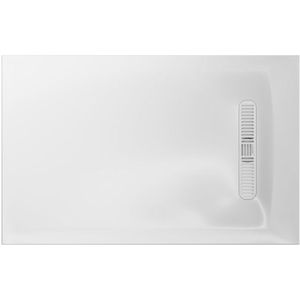 Crosswater Vito Douchebak - 110x90x2.5cm - rechthoek - wit VTR900X1100W