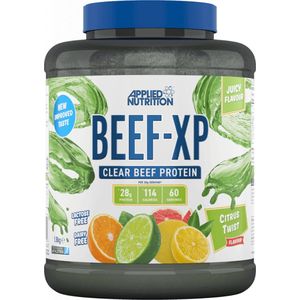 Applied Nutrition - Beef XP - Gehydrolyseerd Rundereiwit Isolaat - Zuivelvrij - Laag in Vet - 60 Porties - Citrus Twist