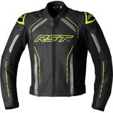 RST S1 Ce Mens Leather Jacket Black Grey Flo Yellow 40 Jas