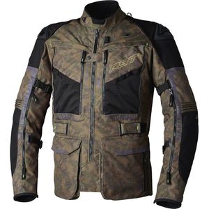 RST - Ranger - Motorjas - Digi Groen - 100% Polyester, Waterdicht, Level 2 Bescherming