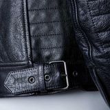 Rst - Ripley 2 - Leren Jas - Zwart - CE-goedgekeurde Bescherming