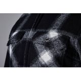 RST - Brushed Ce - Motoshirt - Zwart/Wit - Aramide, Geborsteld Wol, CE Bescherming