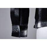 RST - Brushed Ce - Motoshirt - Zwart/Wit - Aramide, Geborsteld Wol, CE Bescherming