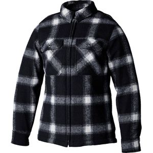 RST - Brushed Ce - Motoshirt - Zwart/Wit - Aramide, Geborsteld Wol, CE Bescherming