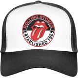 The Rolling Stones Baseball Cap Est 1962 nieuw Officieel Zwart trucker Unisex Taglia unica