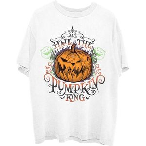 Disney The Nightmare Before Christmas - All Hail Unisex T-shirt - S - Wit
