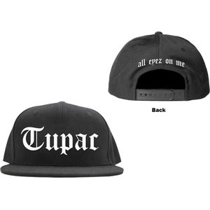 Tupac - All Eyez Snapback Pet - Zwart